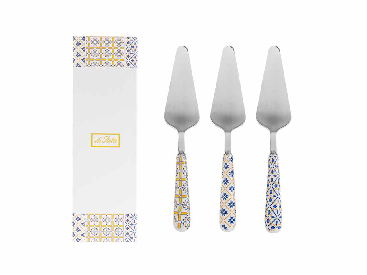 Paletta per torta note di capri 3 assortimenti con astuccio 25 cm