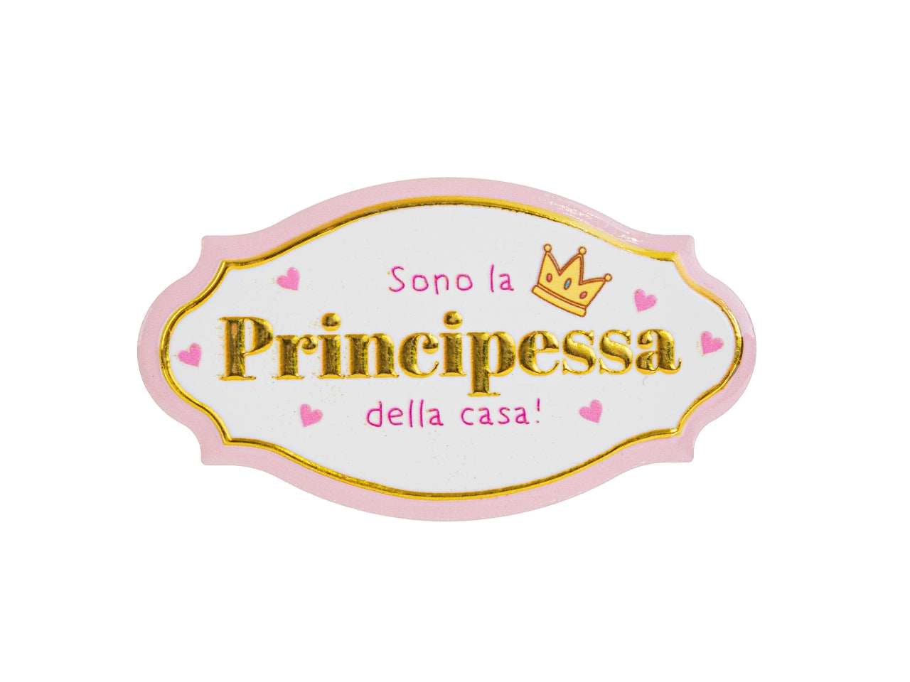 Calamita in resina principessa misura 9x5cm