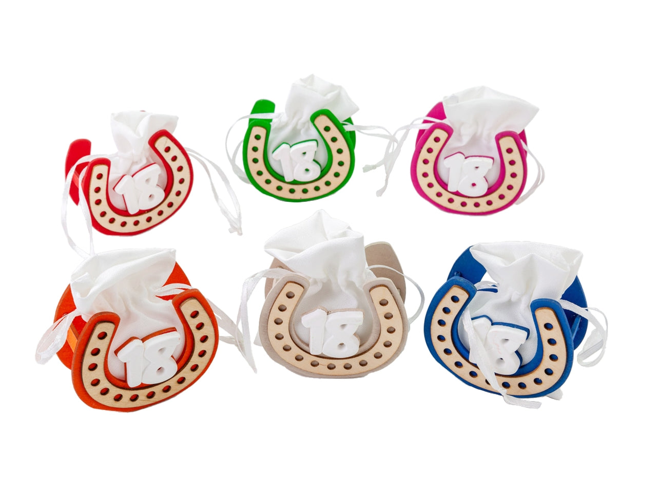 Portasacchetto legno 18simo 8x3cm in 6 assortimenti