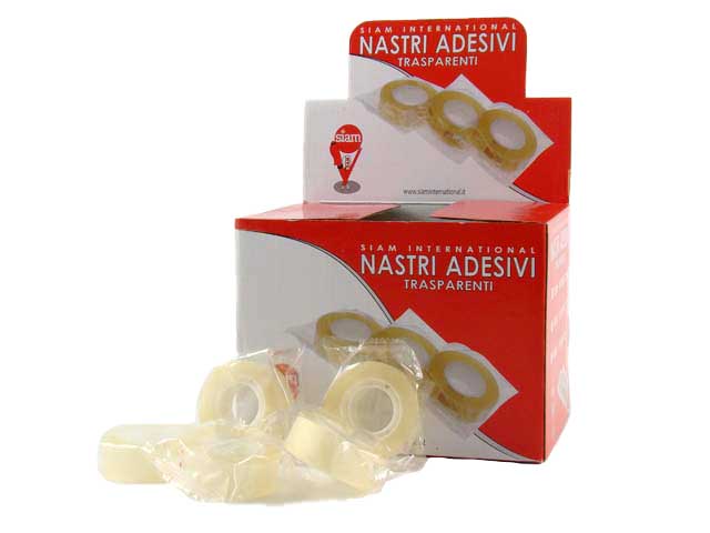 Scotch adesivo Siam in PPL trasparente 19 mm x 33 mt