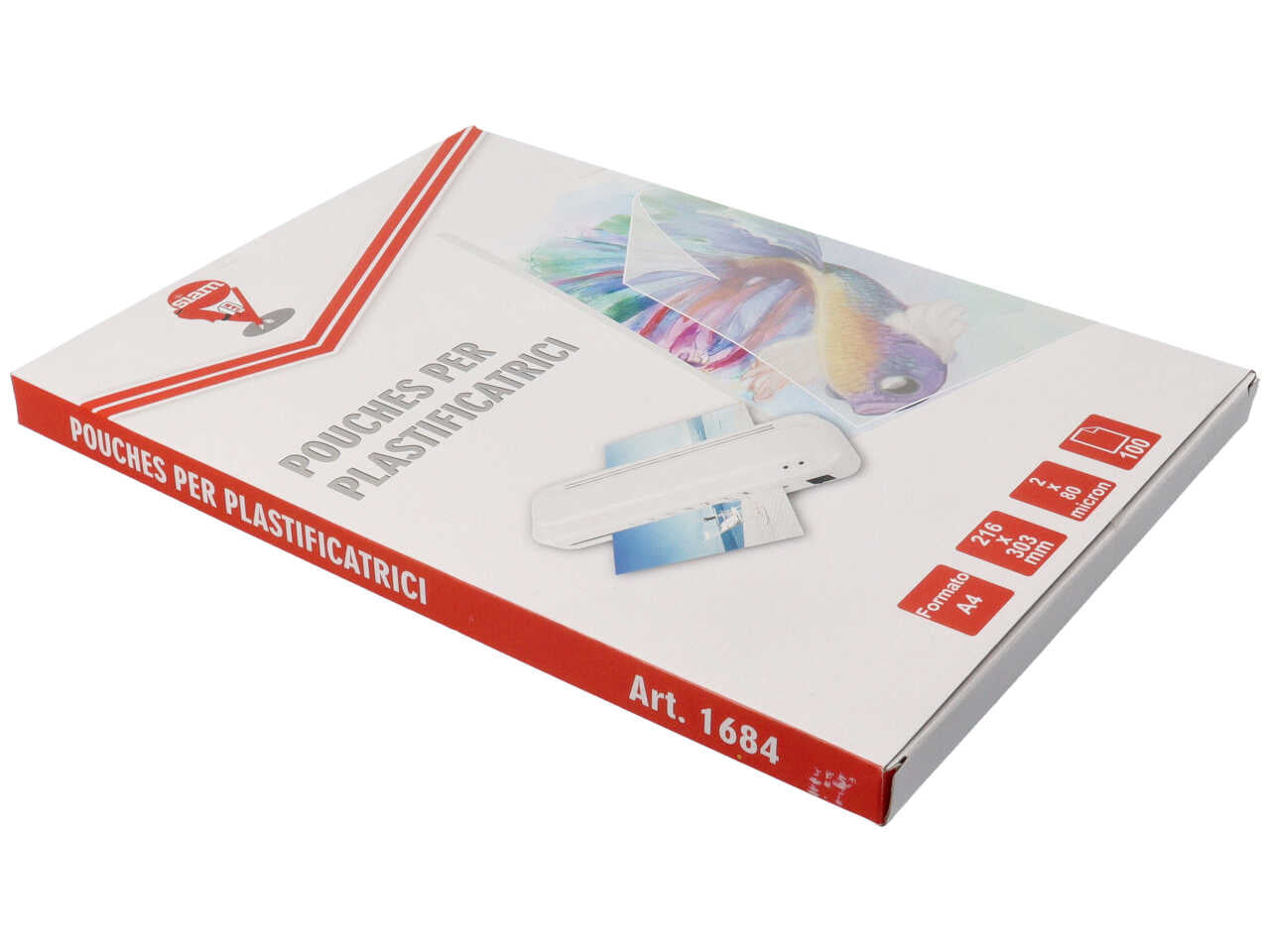 Pouch 216x303mm 80mc 100 pezzi