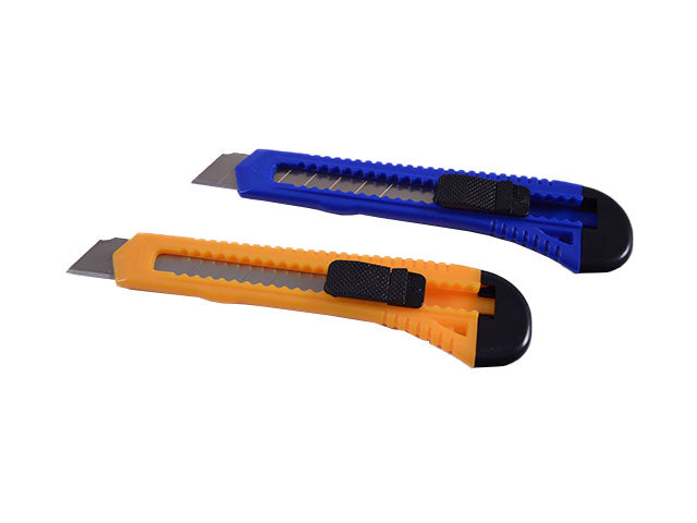 Taglierino arancione/blu lama in acciaio 18mm Siam