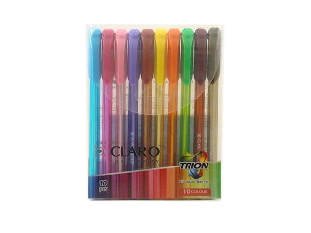 Penna claro colorata 10 pezzi