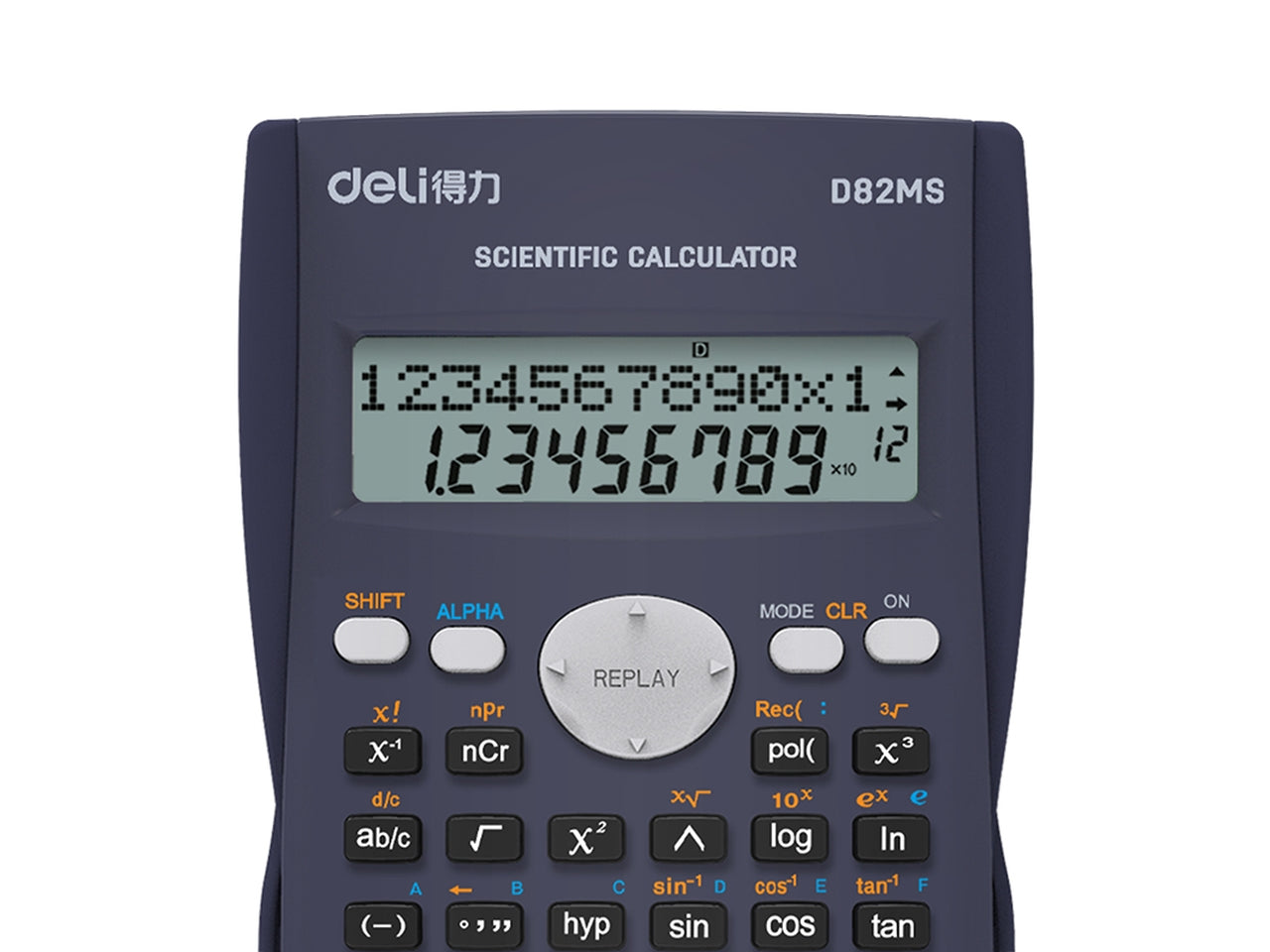 Calcolatrice scientifica 240 funzioni nero plastica auto/manual power off 16x8,5x2 cm - Deli