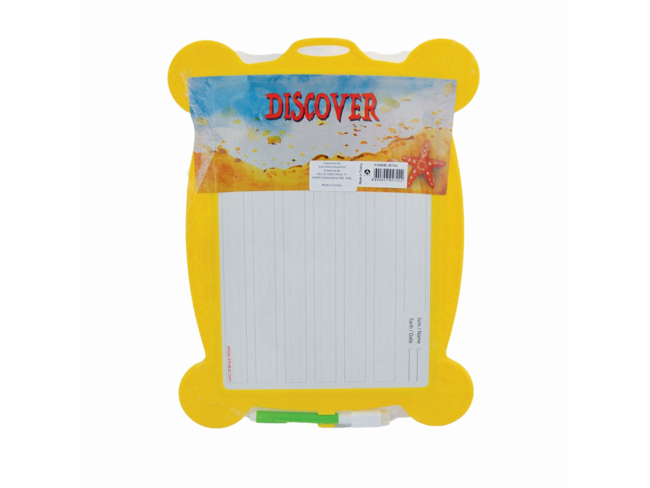 Lavagna fondo bianco colorata