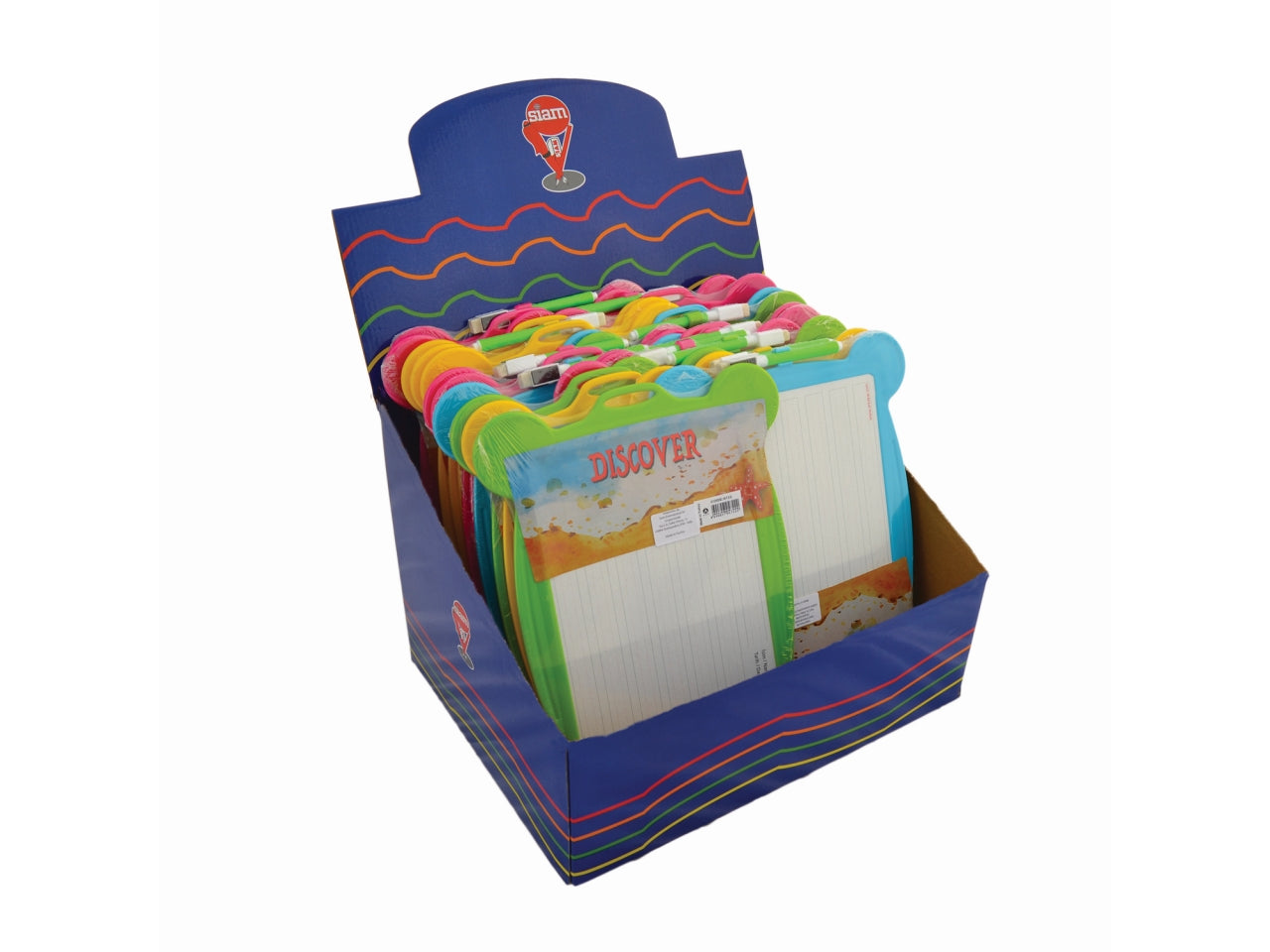 Lavagna fondo bianco colorata