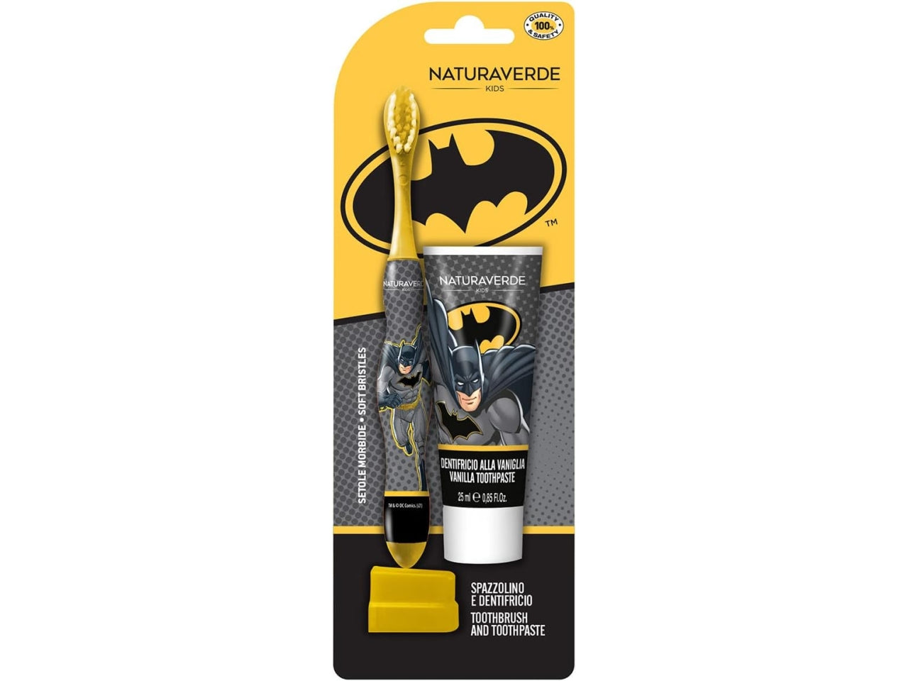 Batman kit oral care dentifricio vaniglia 25ml+spazzolino