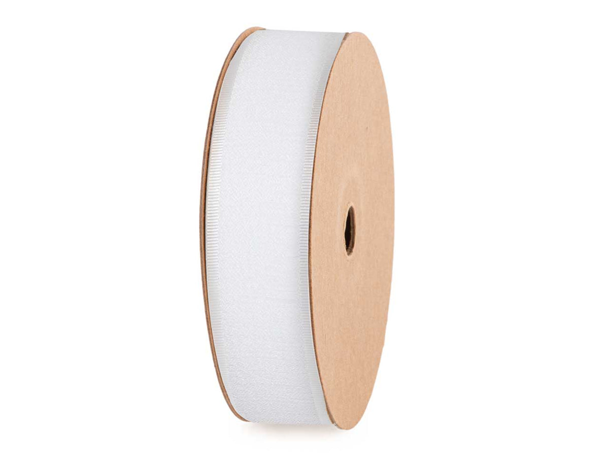 Nastro regalo bianco monocromatico - 25mmx10m - Star