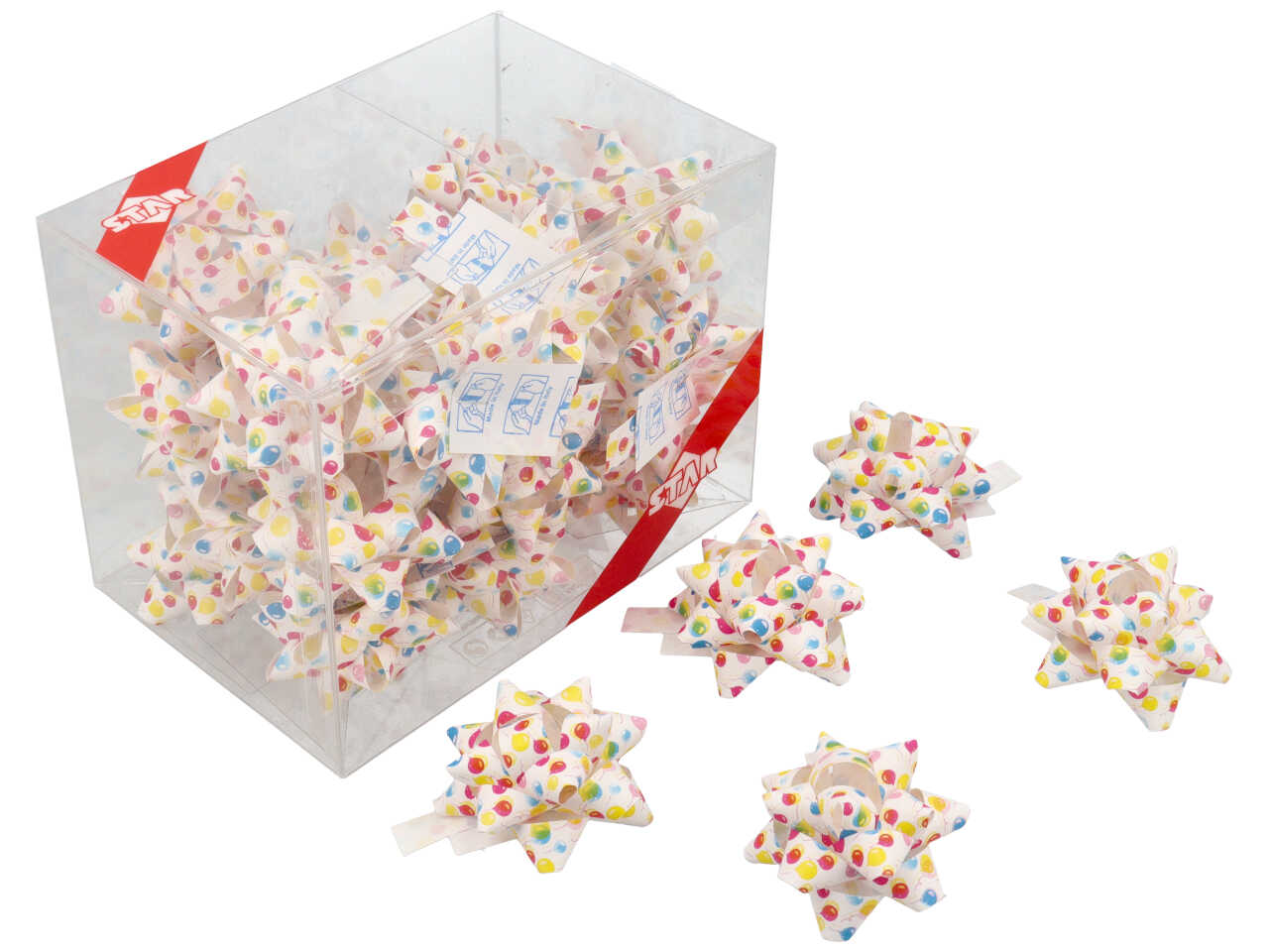 Coccarde 13mm decoro ballons - la confezione contiene 30 coccarde