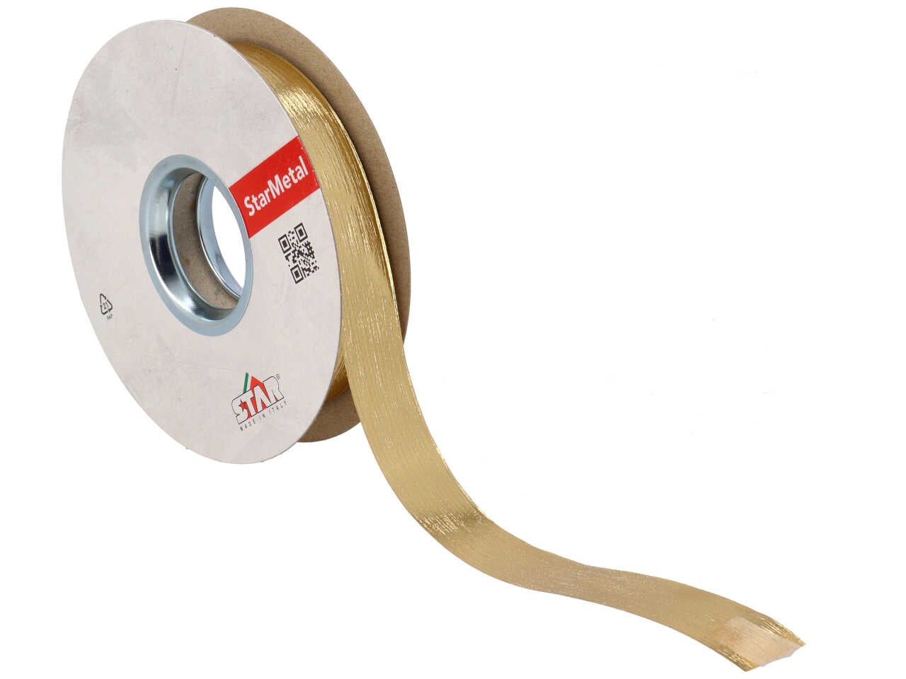 Nastro regalo dorato monocromatico 1,9cmx50mt - Star