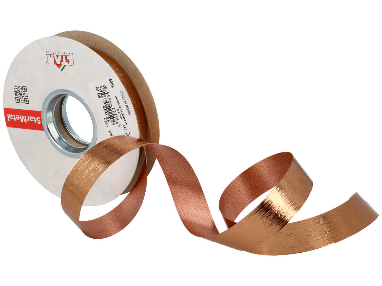 Nastro regalo ramato monocromatico 1,9cmx50mt - Star