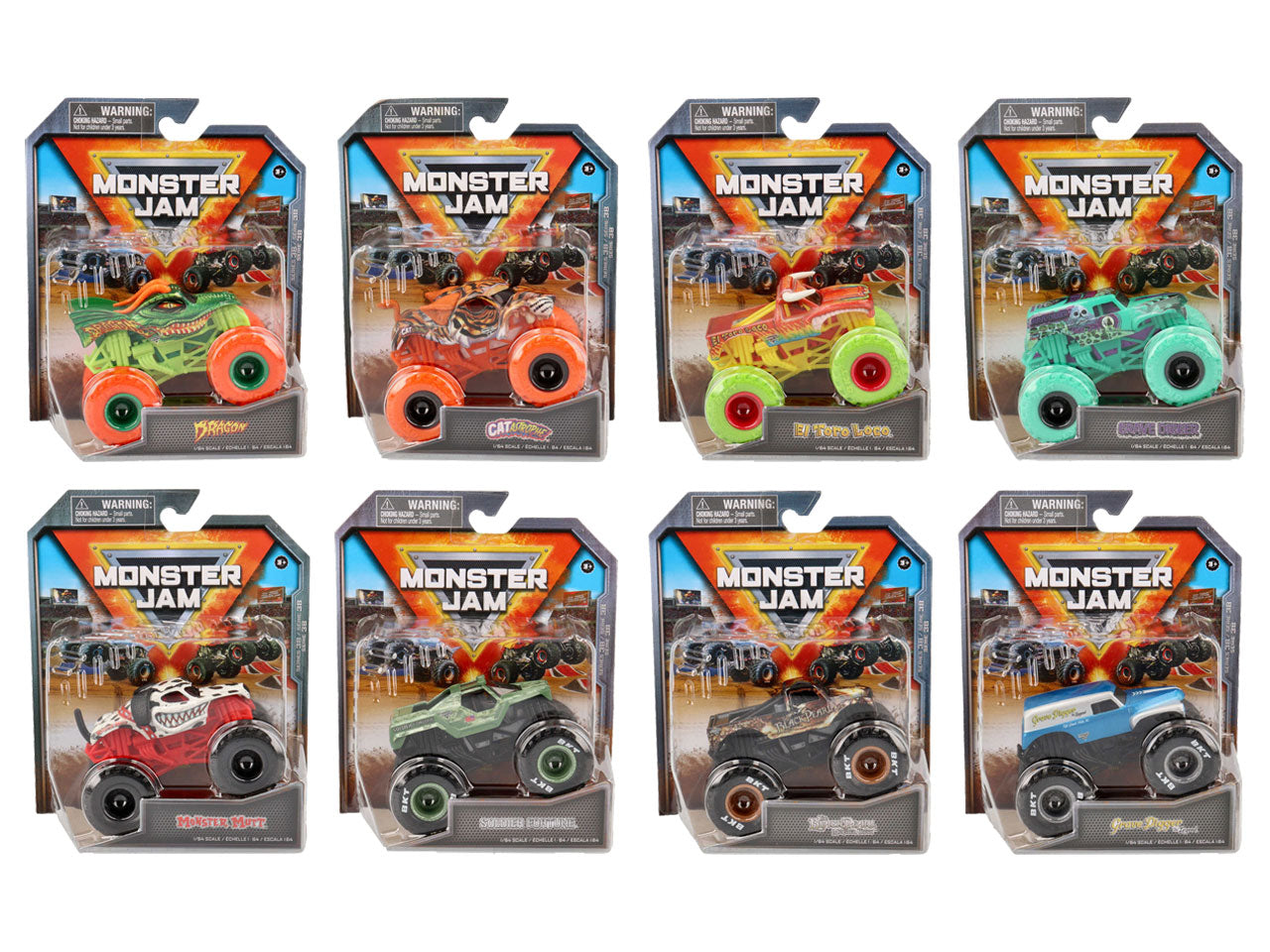 Monster jam veicolo 1:64 modelli assortiti