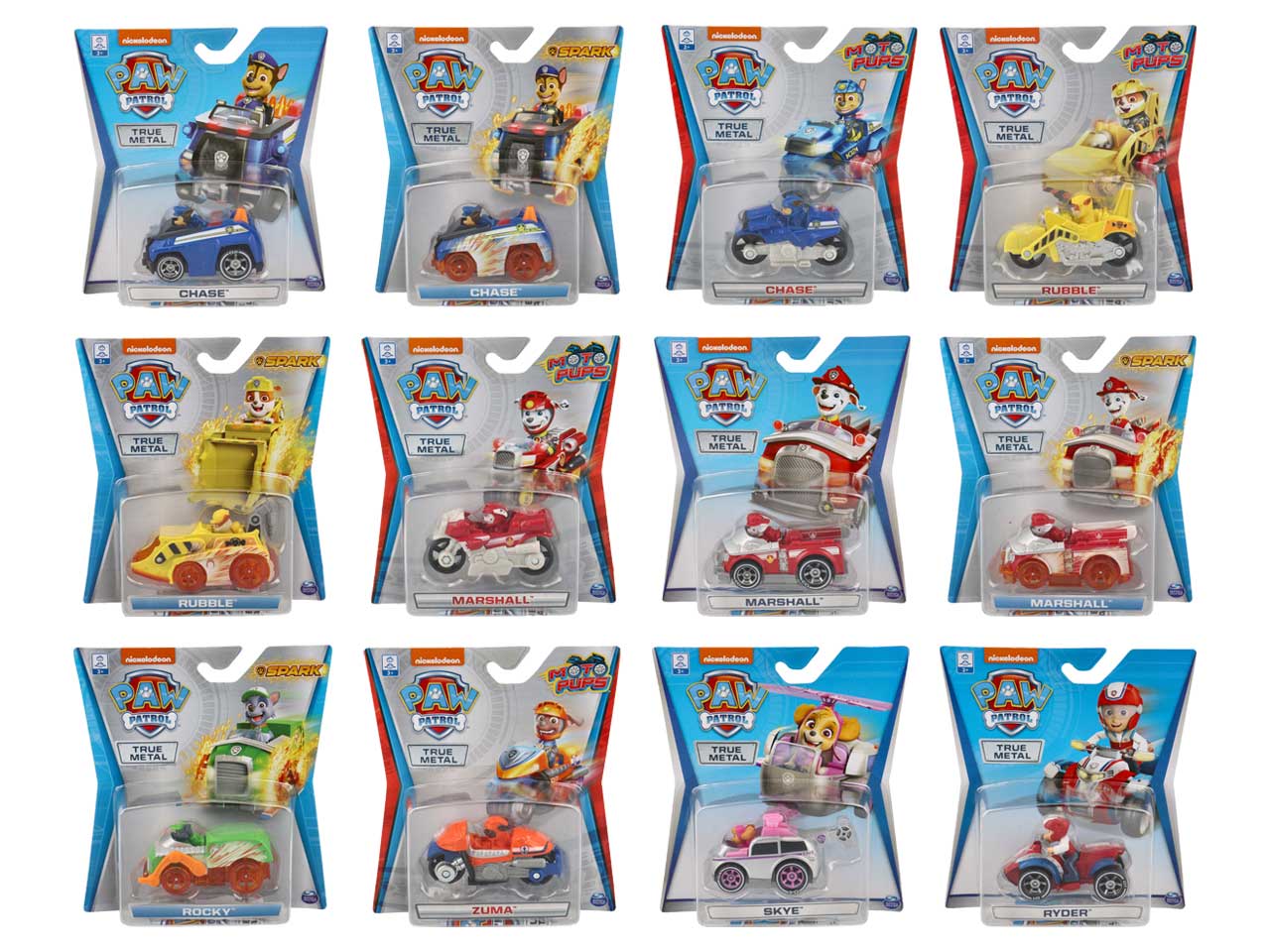 Paw patrol veicolo die cast charged up+ 6053257$