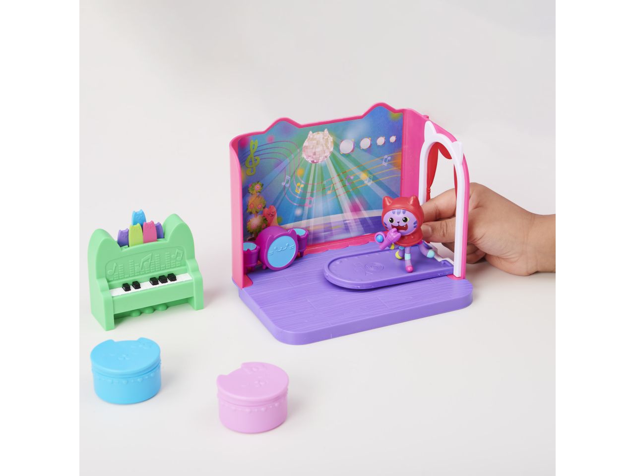 Gabby's Dollhouse le stanze della casa stanza della musica