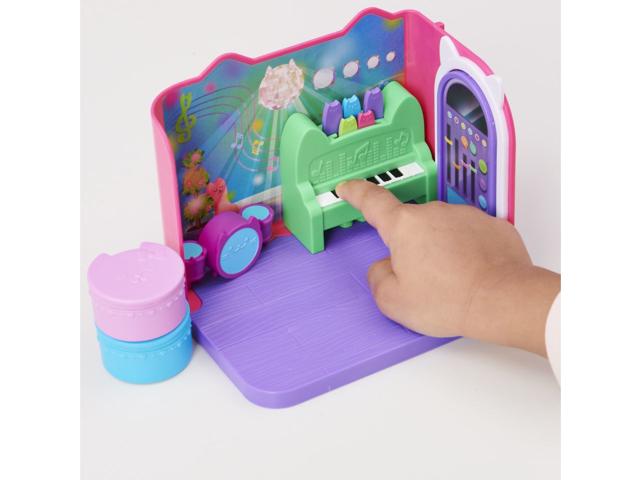 Gabby's Dollhouse le stanze della casa stanza della musica