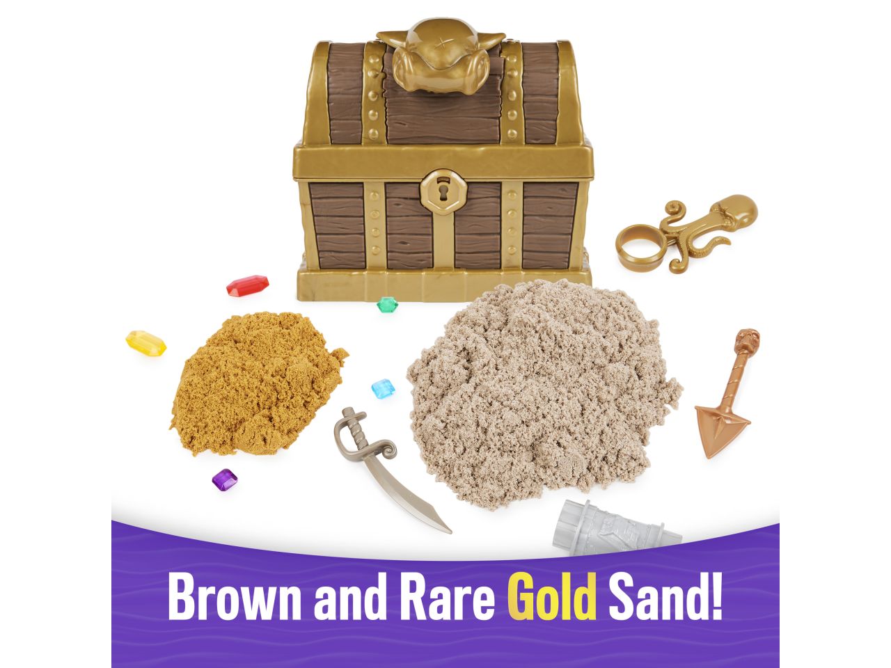 Kinetic sand playset caccia al tesoro