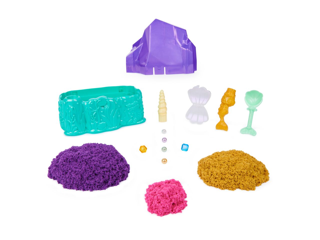 Kinetic sand playset cristallo della sirenetta