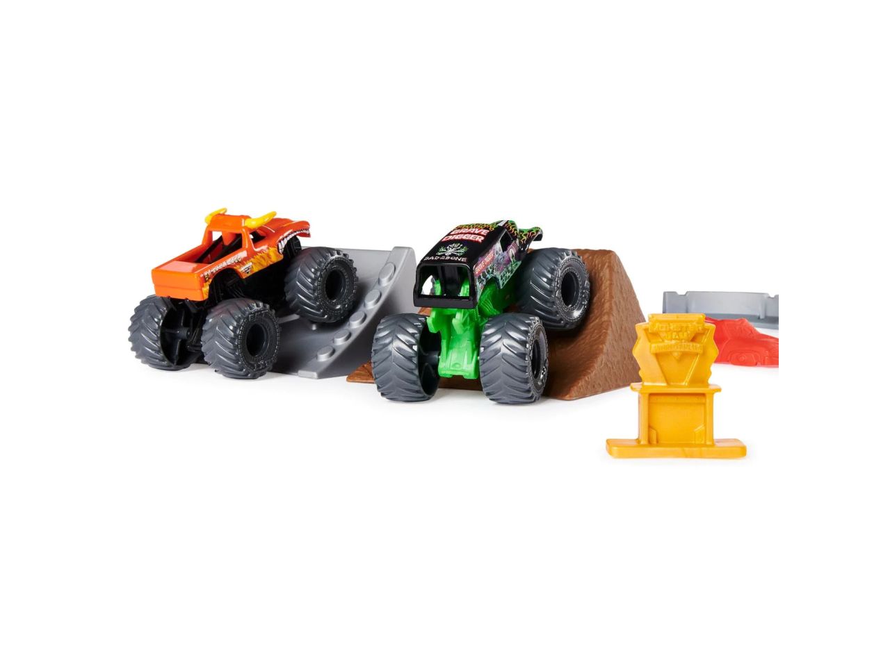 Monster jam playset con veicoli