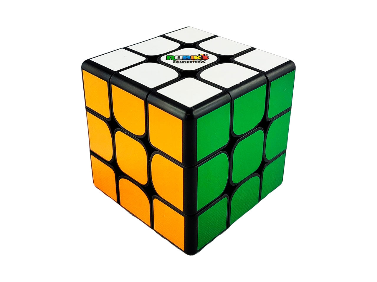 Cubo Rubik's 3x3 Connected X: Plastica Multicolore, Batteria LR1131F Inclusa, Età 8+, Bluetooth Integrato, App Rubik's Connected - Spin Master