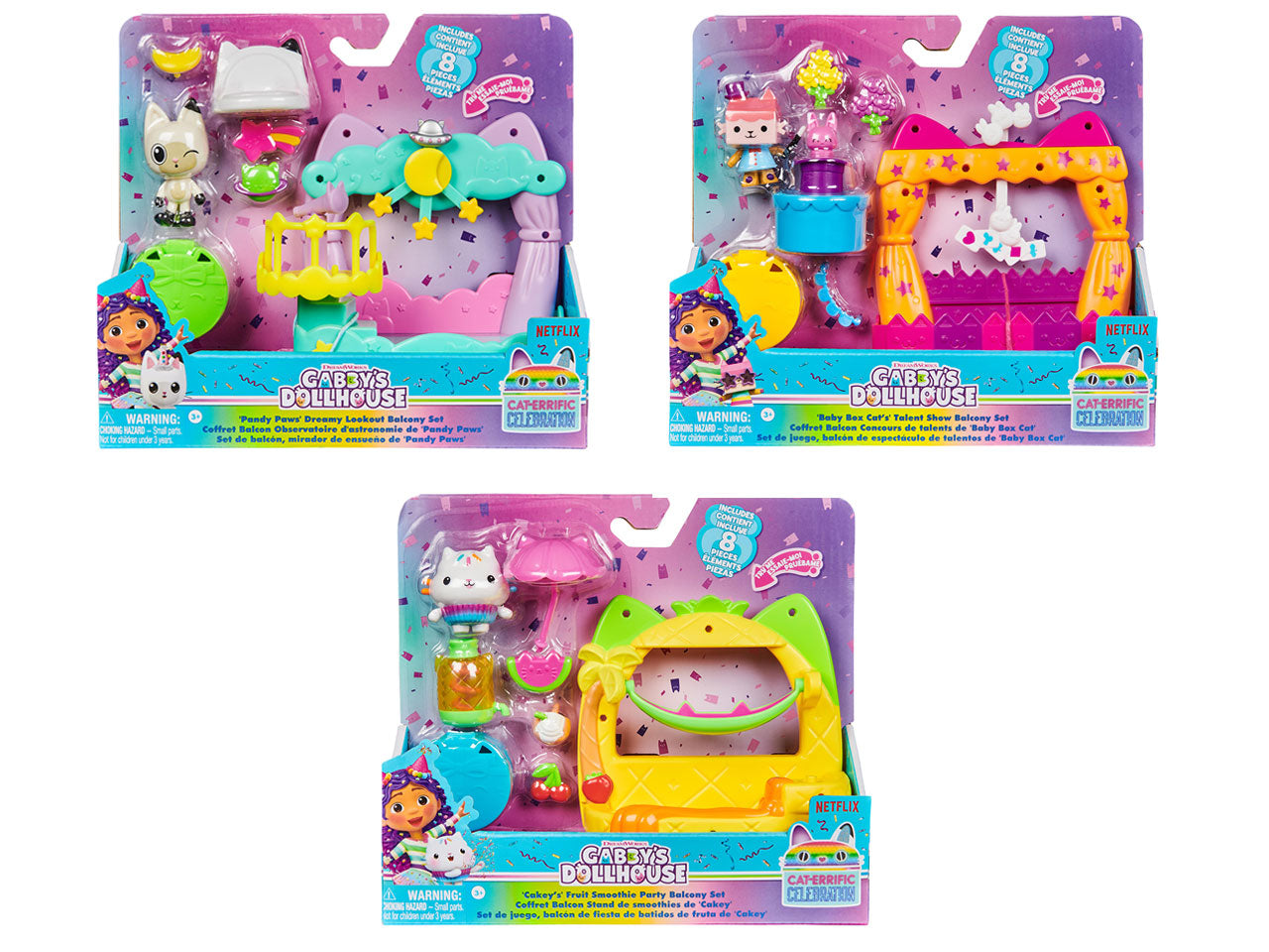 Gabby's Dollhouse i balconi della casa con personaggio, accessori e scatola a sorpresa per bambine di 3+ anni - Spin Master $