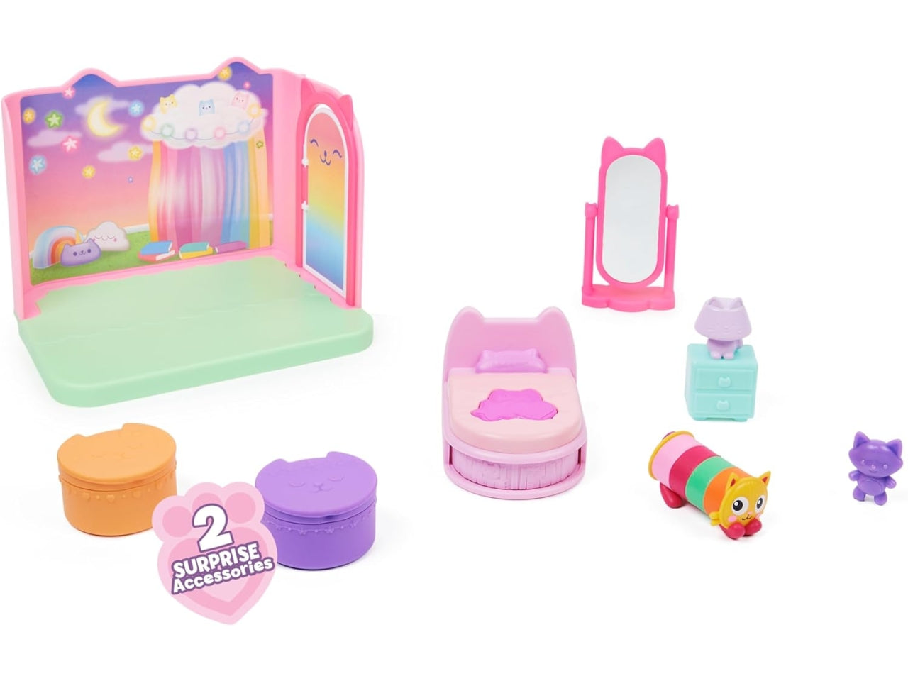 Gabby' Dollhouse le stanze della casa camera da letto