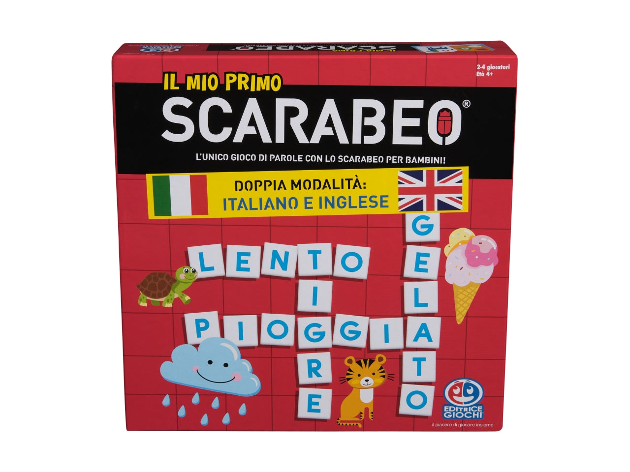 Il Mio Primo Scarabeo: Gioco Educativo Multicolor per Bambini 4+, 2-4 Giocatori, in Italiano e Inglese - Spin Master
