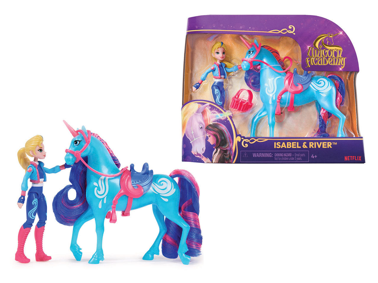 Unicorn academy small doll isabel & river | Spin Master