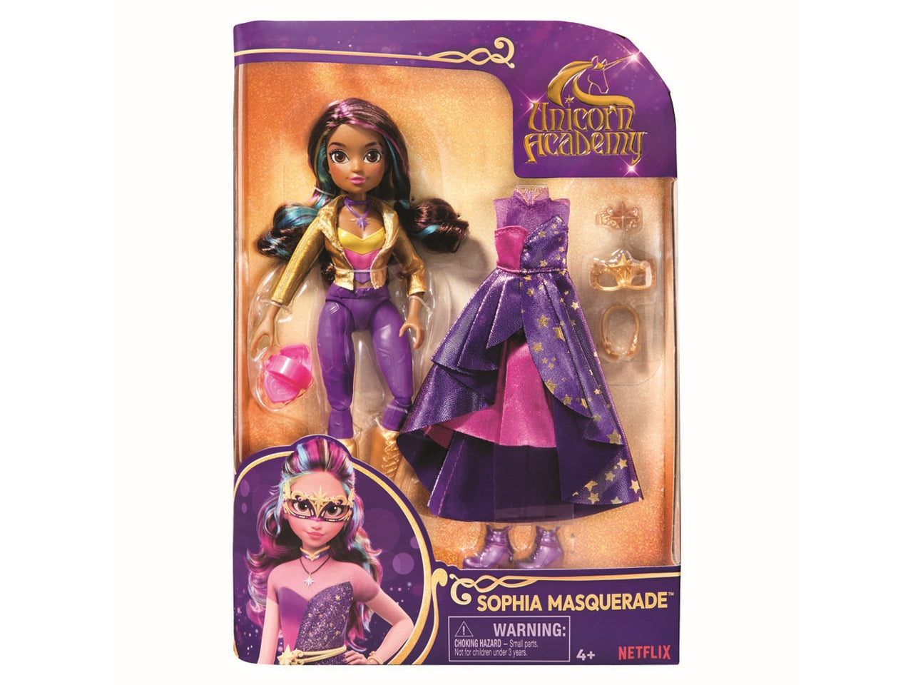 Unicorn academy deluxe sophia masquerade fashion doll | Spin Master