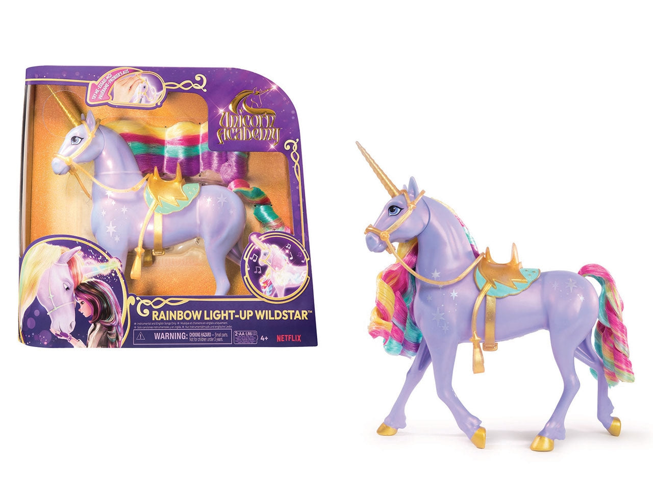 Unicorn academy rainbow light-up wildstar | Spin Master