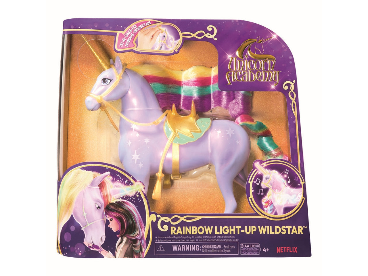 Unicorn academy rainbow light-up wildstar | Spin Master