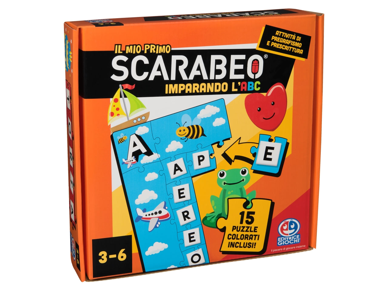 Scarabeo imparando l'abc puzzle