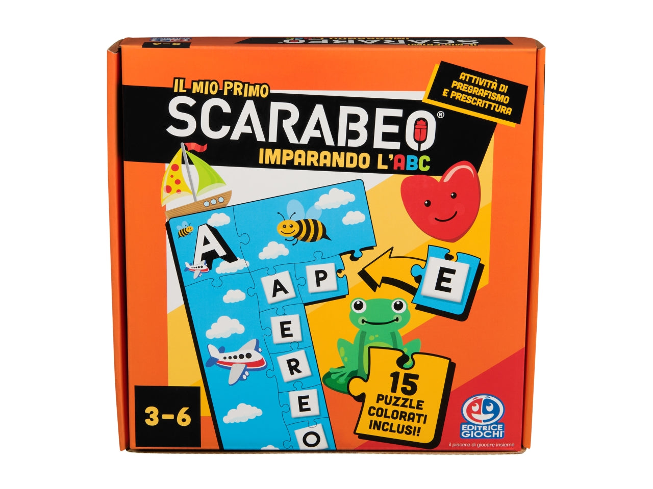 Scarabeo imparando l'abc puzzle
