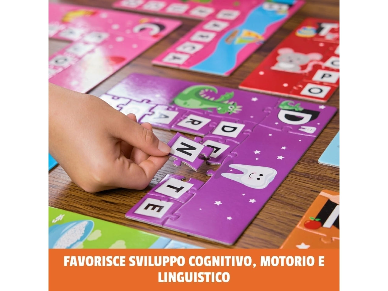 Scarabeo imparando l'abc puzzle