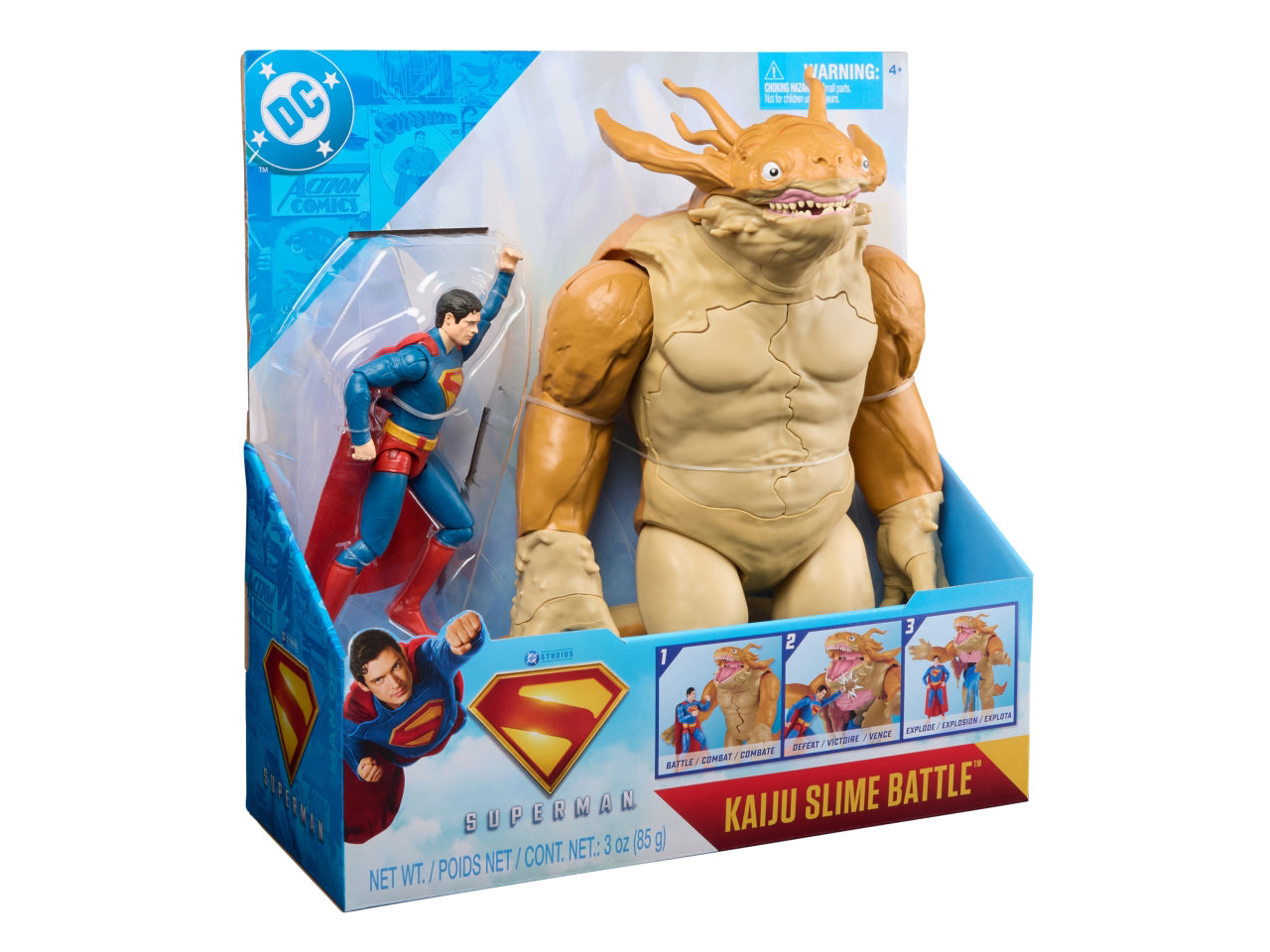 Superman movie kaiju vs superman con slime