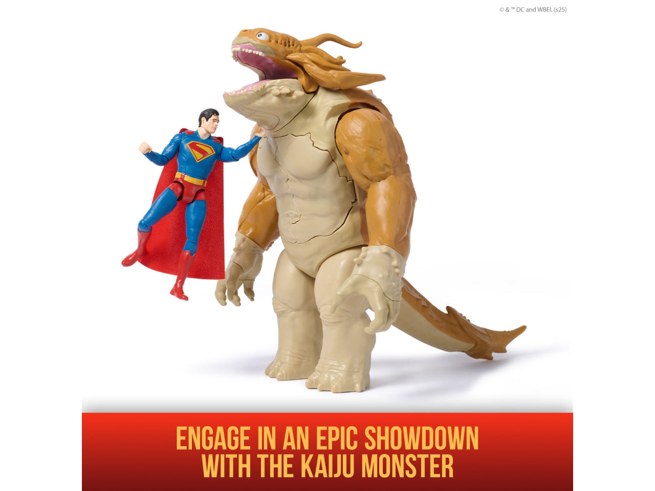 Superman movie kaiju vs superman con slime