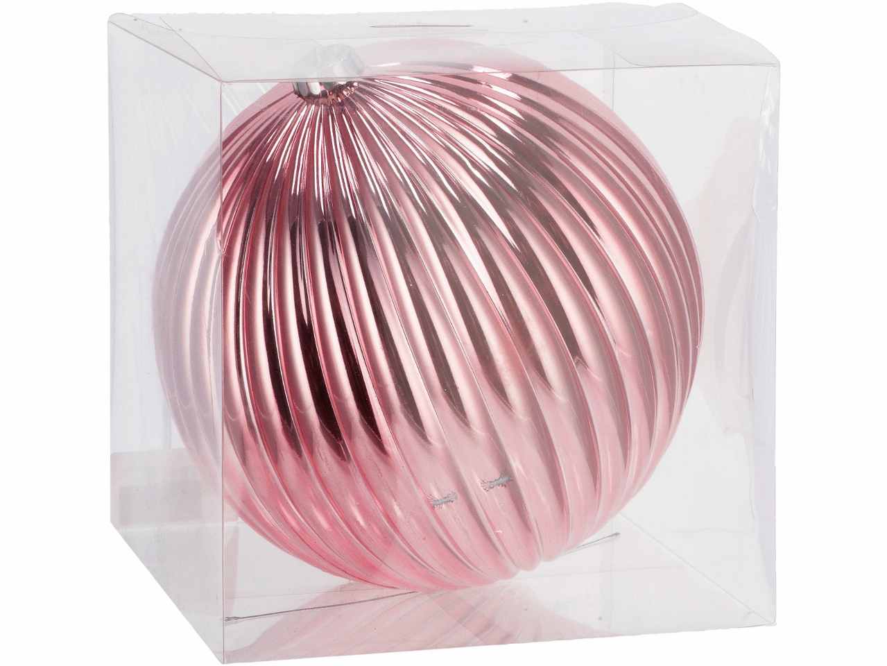 Pallina di natale rosa d.20cm