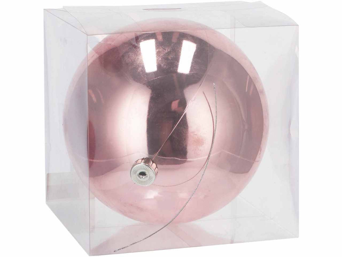 Pallina di natale rosa d.20cm