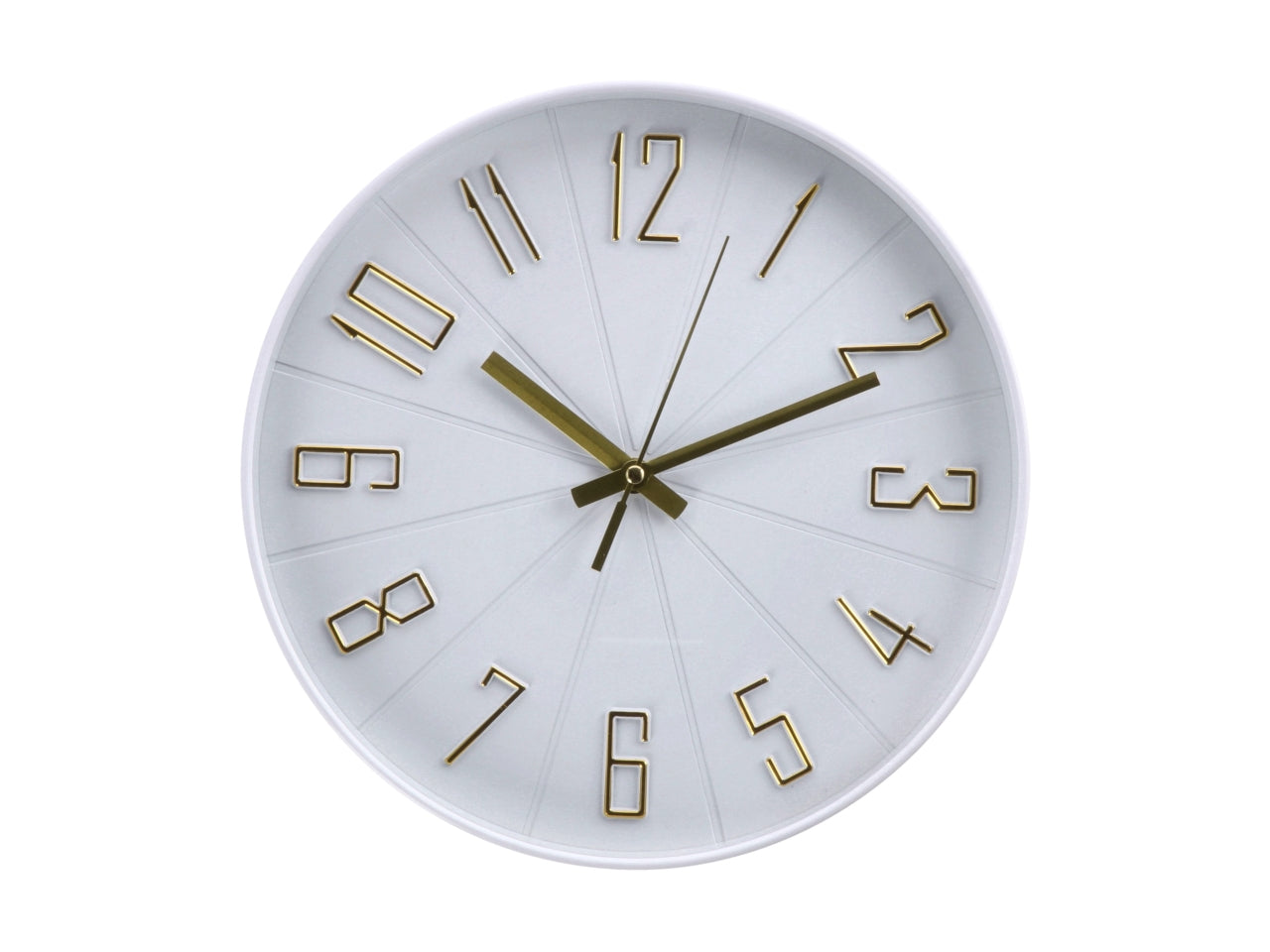 Orologio da parete moderno in plastica in 2 colori assortiti, 30,5 cm AD Trend