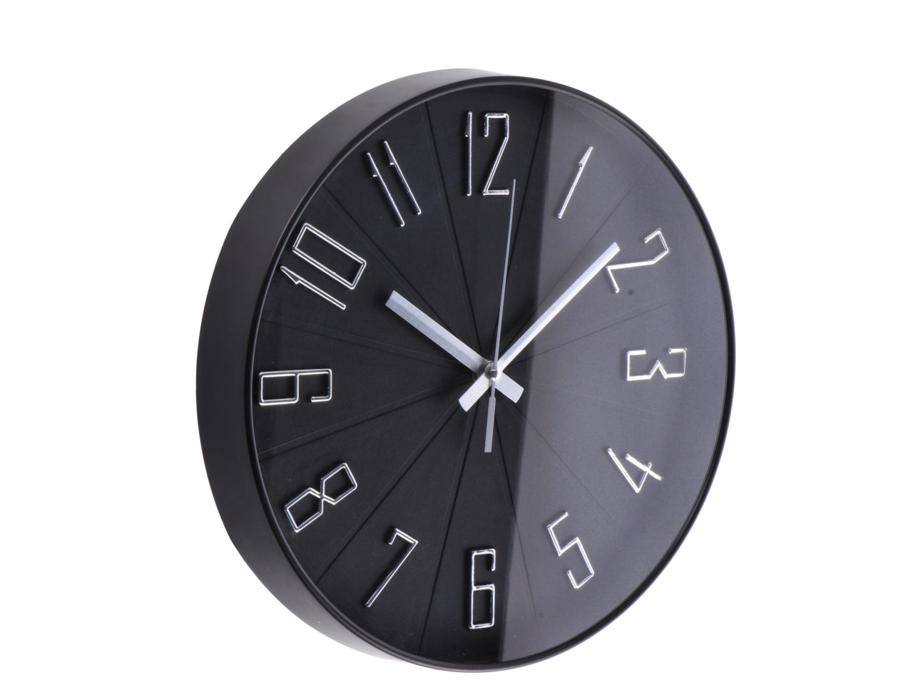 Orologio da parete moderno in plastica in 2 colori assortiti, 30,5 cm AD Trend