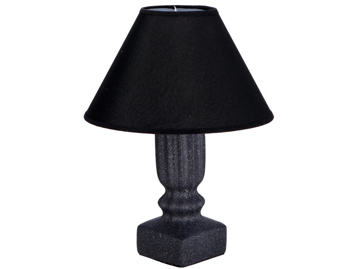 Lampada in ceramica jason d.27xh.38cm 3 colori assortiti
