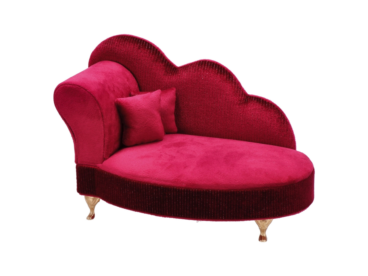 Portagioie in velluto sofa 27x13xh.17cm 4 colori assortiti