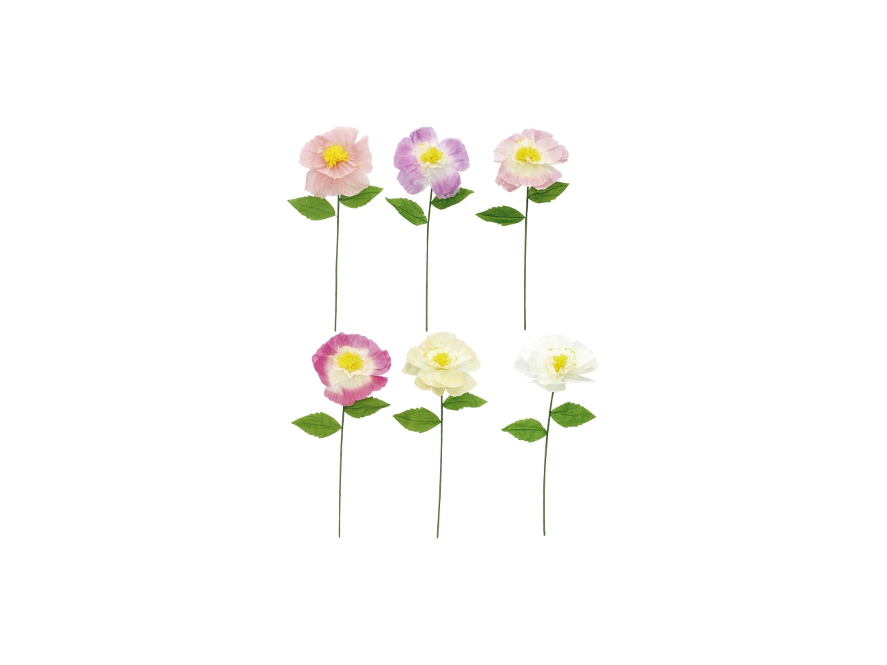 Fiore in carta 70cm 6 colori assortiti