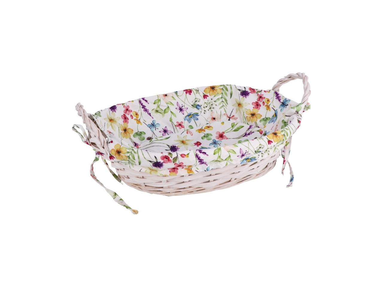Cestino salice jiaume 41x27xh.14cm 2 disegni assortiti