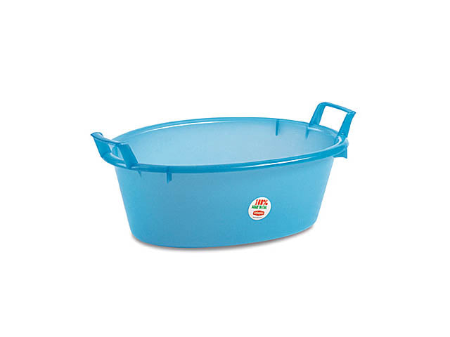 Bacinella ovale 50cm 16lt azzurra 31500
