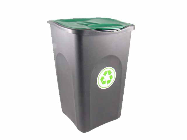 Pattumiera ecogreen 50lt verde 70651