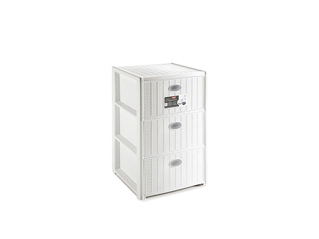 Elegance cassettiera 3c bianca 30462