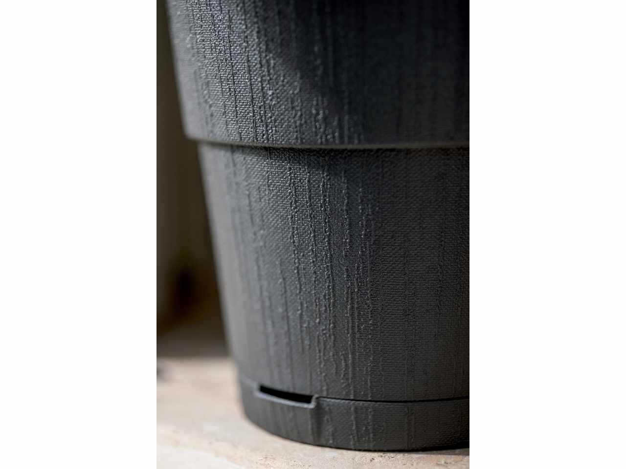 Vaso ethica d.25xh.25cm colore grafite