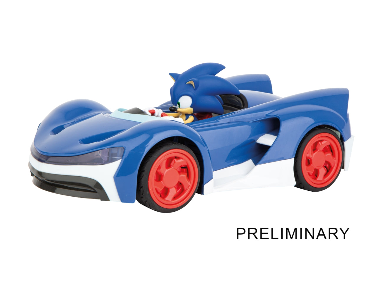 Pista Sonic the hedgehog, scala 1:43 con auto e telecomando per bambini di 5+ anni - Carrera