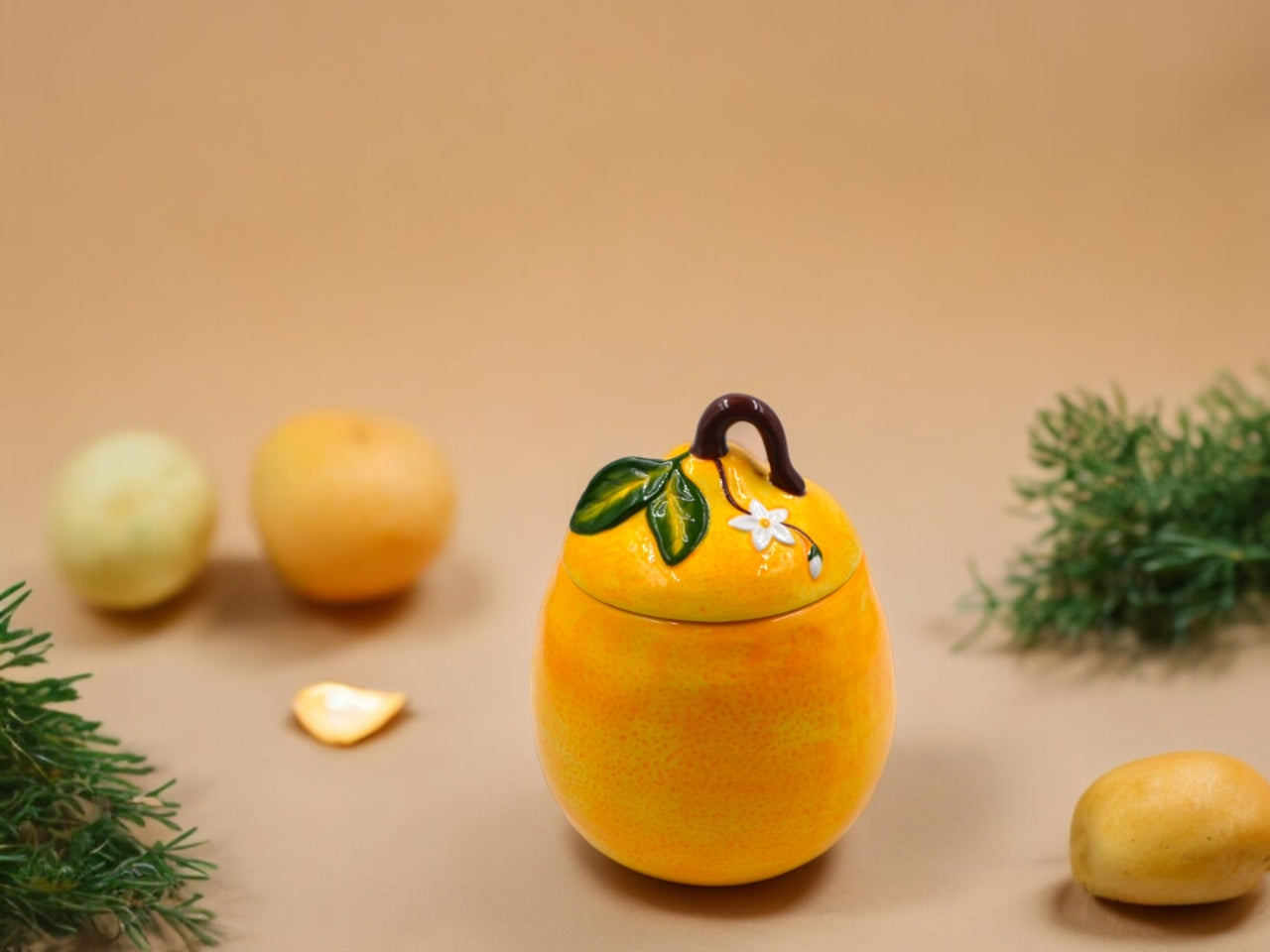 Scatola limoni ceramica 19cm