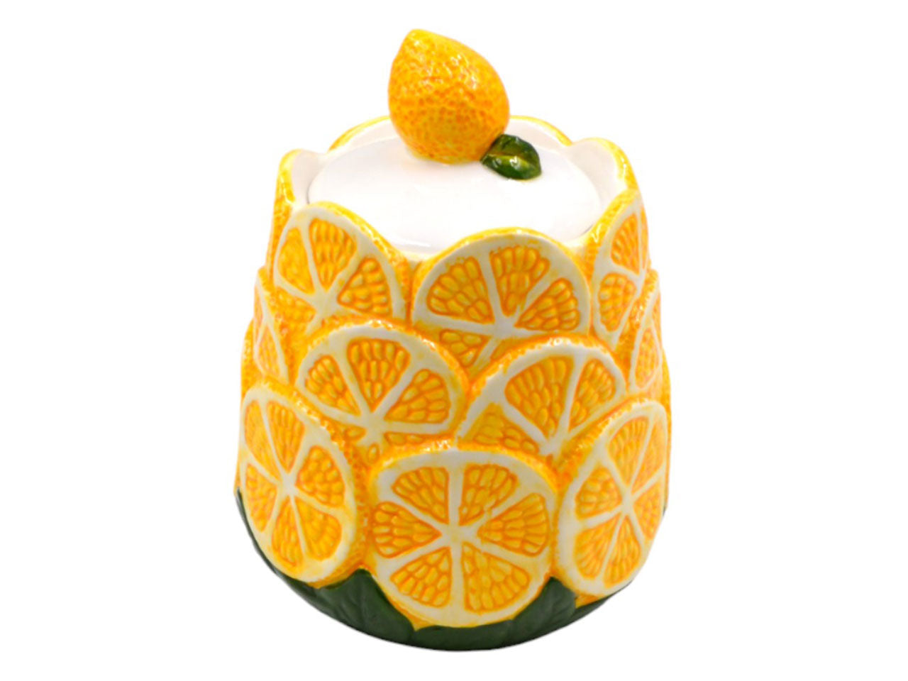 Barattolo limoni ceramica 15x20cm